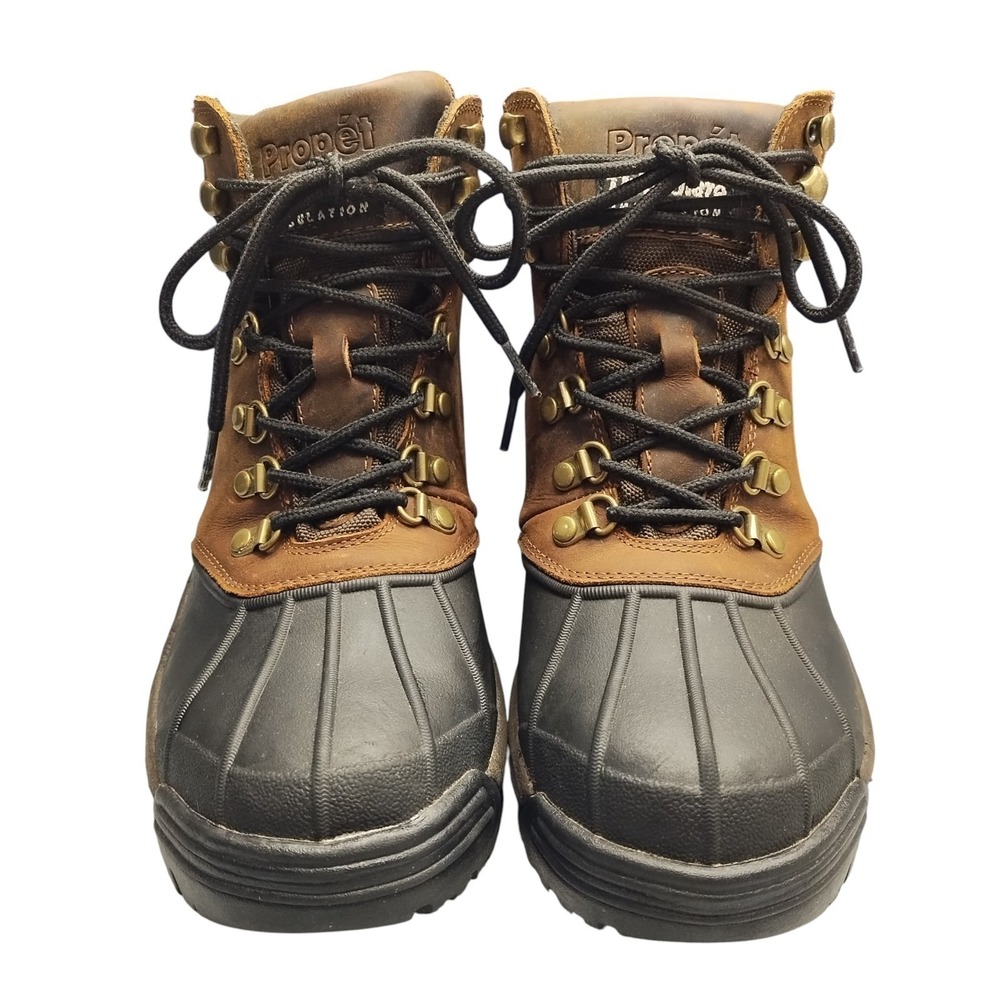 Propet Blizzard Mid Insulated Boot Mens 8.5EEE‎ Multi Leather Waterproof Lace Up